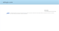 Desktop Screenshot of ablogic.com